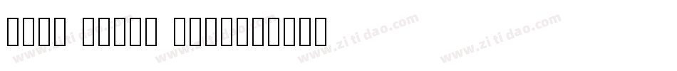 Last Words Thin字体转换